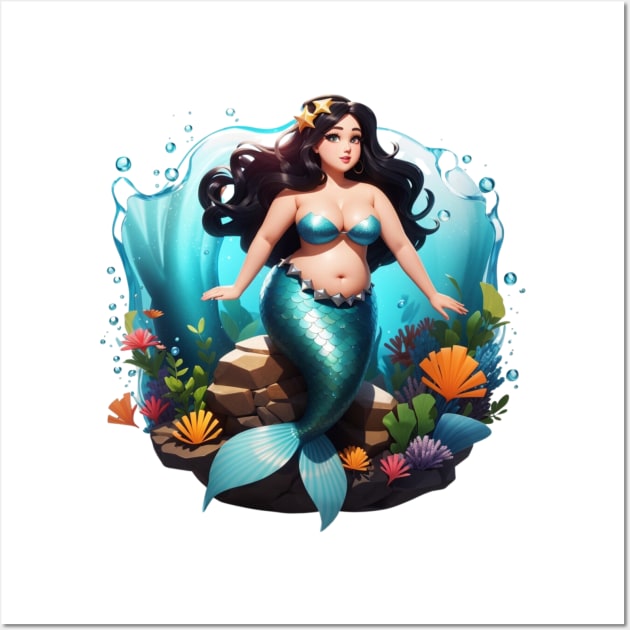 Raven Plus size Mermaid Beauty Plus Size Posters and Art